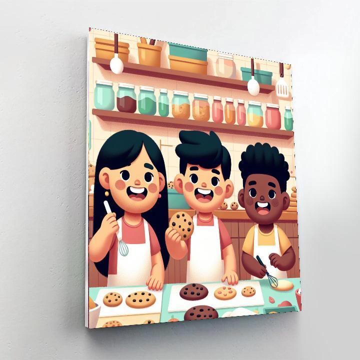 Charming Cookie Bakery Numbered Painting Kits