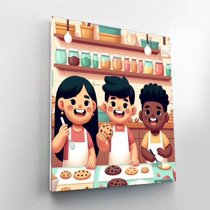 Charming Cookie Bakery Numbered Painting Kits