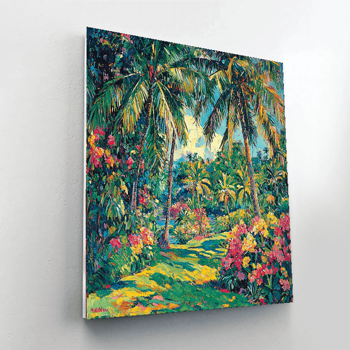 Paul Gauguin Inspired Tropical Serenity  Painting By Numbers Kit