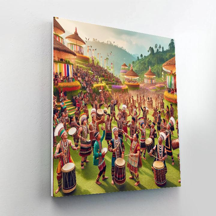 Wangala Festival Painting Number Kit