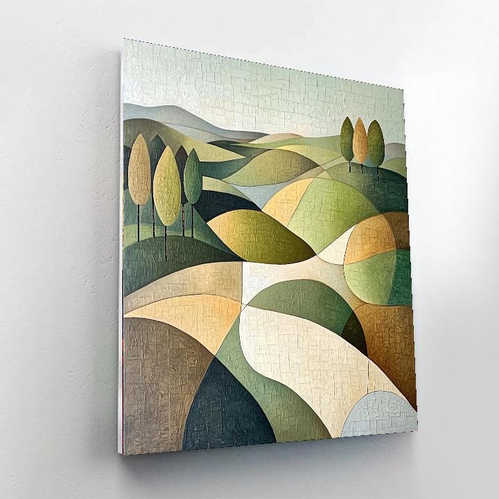 Paul Cézanne Inspired Organic Rhythms  Paint By Numbers Kits