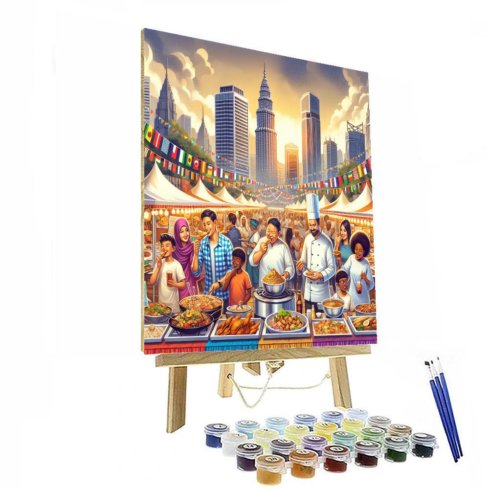 Dubai Food Festival - Dubai Painting Number Kit