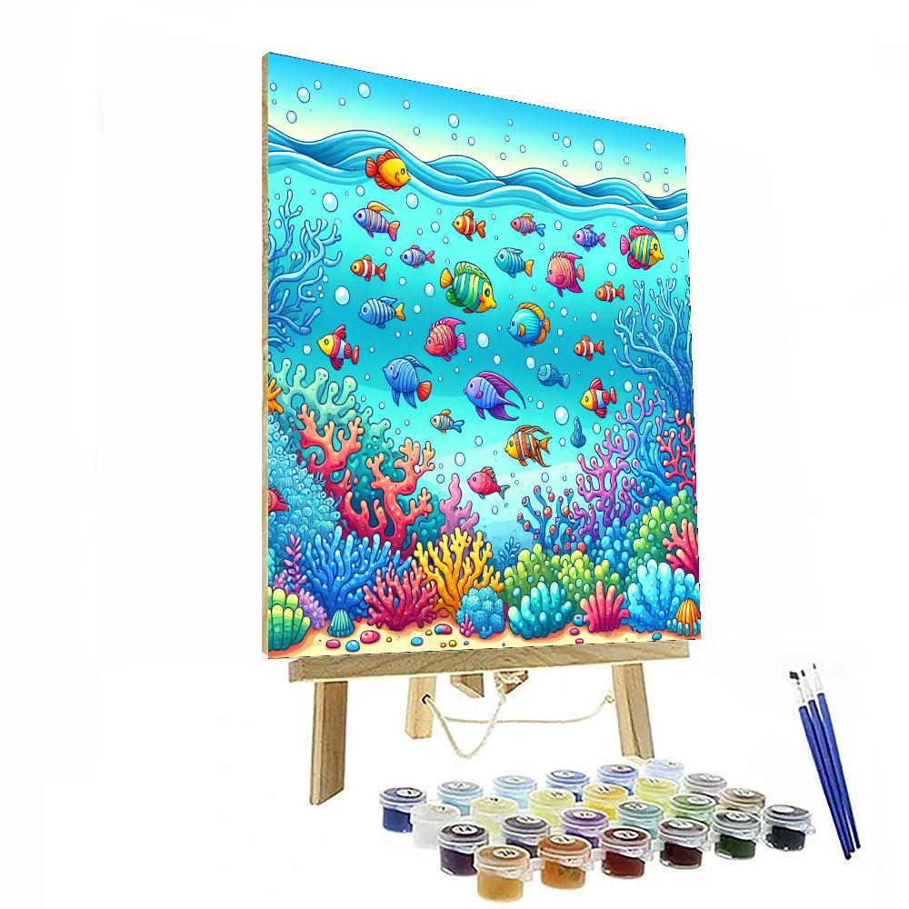 Ocean Discovery Painting Number Kit