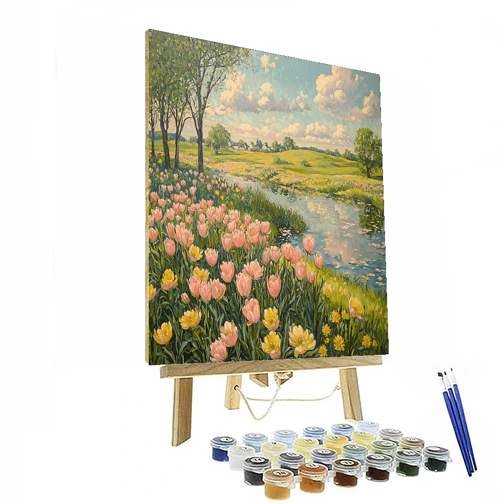 John Singer Sargent Inspired Spring Meadows  Paint By Color