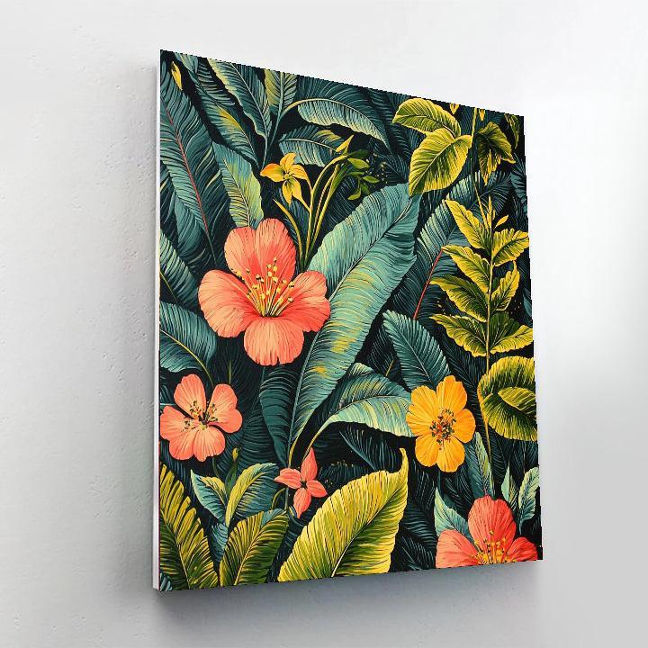 Alphonse Mucha Inspired Luminous Gardens  DIY Paint By Numbers