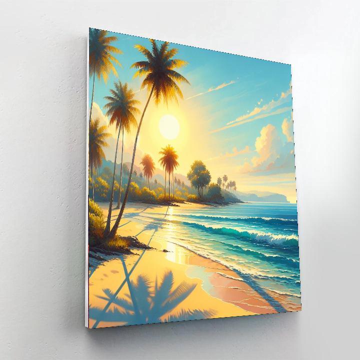 Breezy Coastal Vibes DIY Paint By Numbers