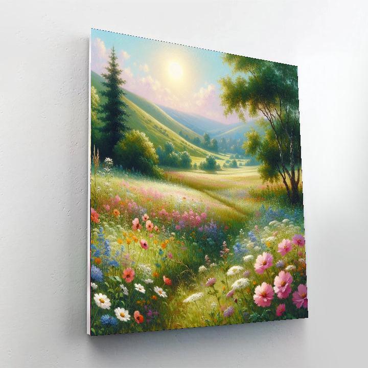 Summer Bloom Meadow DIY Paint By Numbers