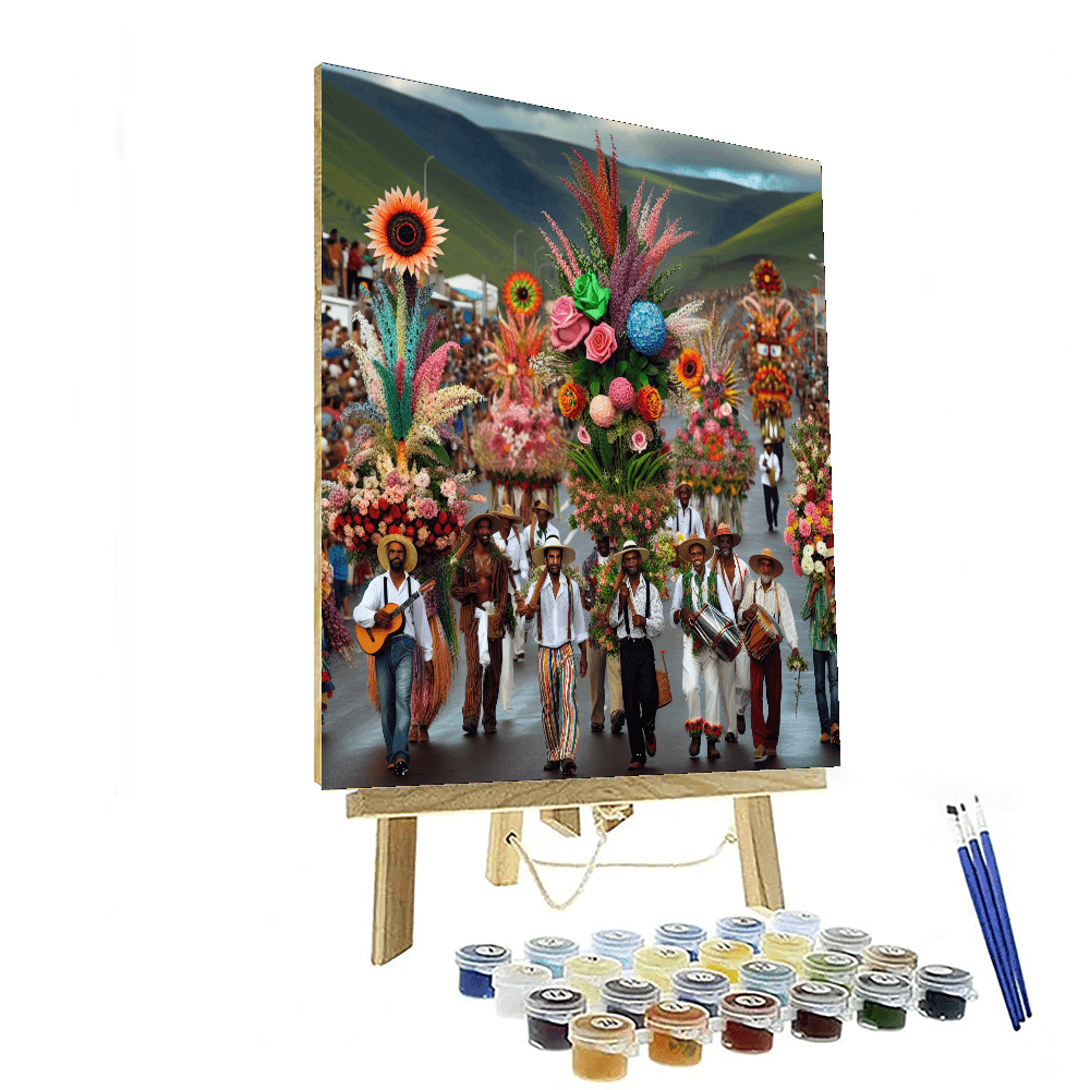 The Flower Festival - Medellin, Colombia Number Painting