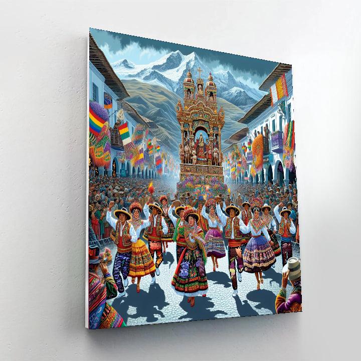 Festival Of The Virgin Of The Candelaria - Peru Paint By Numbers Kits