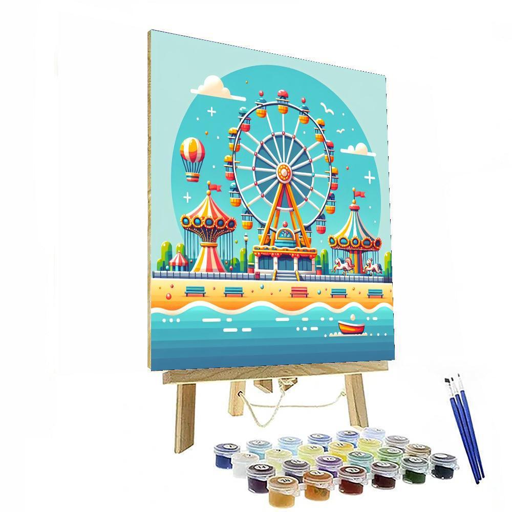Seaside Carnival Painting By Numbers Kit