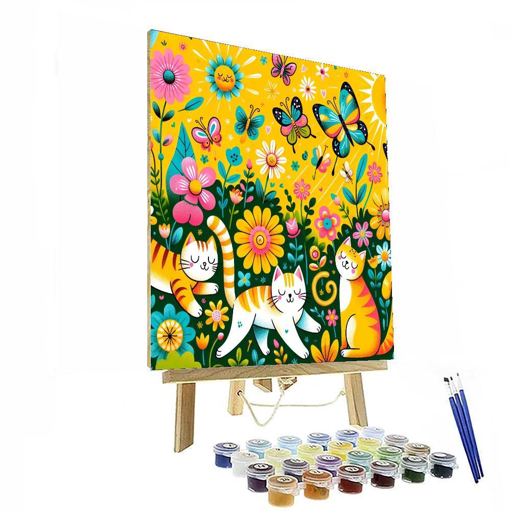 Playful Whiskers Painting By Numbers Kit