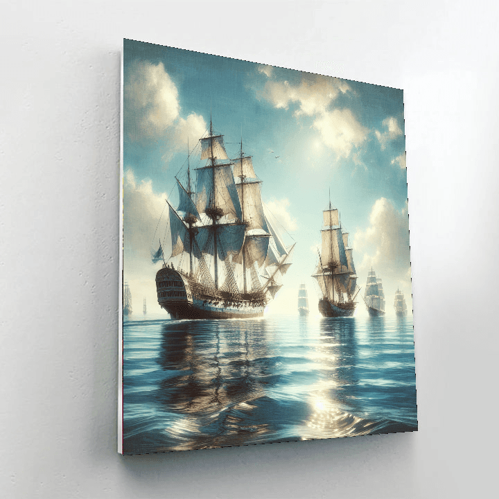 Classic Sailing Adventure DIY Paint By Numbers
