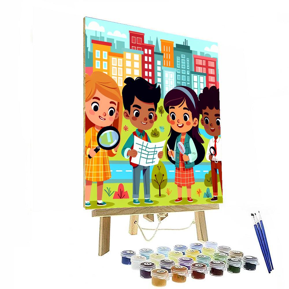 Pet Detective Adventure Painting By Numbers Kit