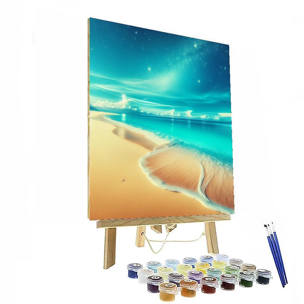 Secluded Beach Escape Painting By Numbers Kit