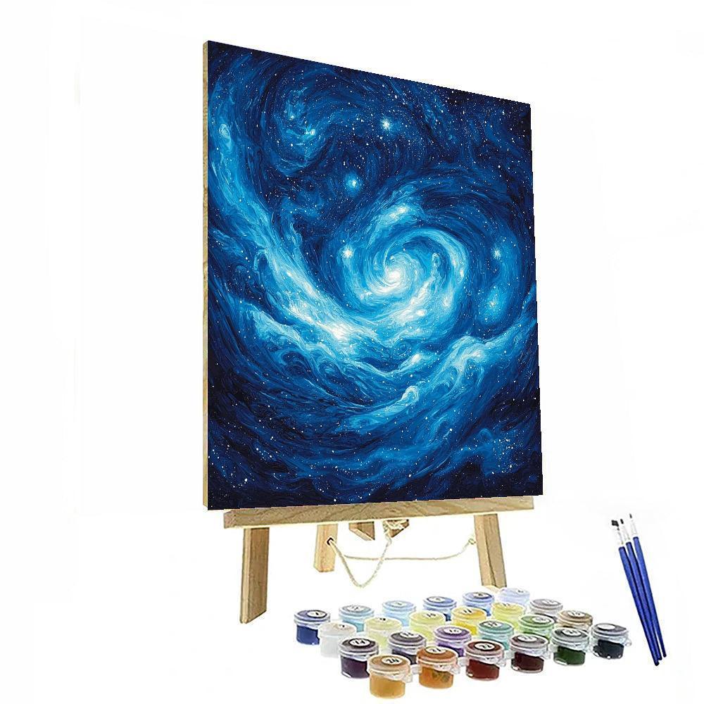 Georges Seurat Inspired Cosmic Serenity  DIY Paint By Numbers