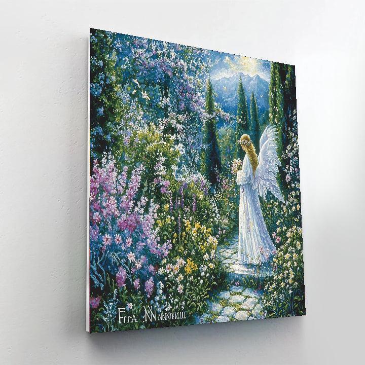 Fra Angelico Inspired Heavenly Garden  Painting By Numbers Kit