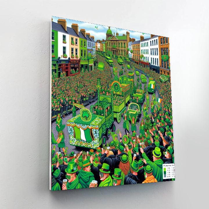 Saint Patrick's Day Parade - Ireland Paint By Numbers Kits