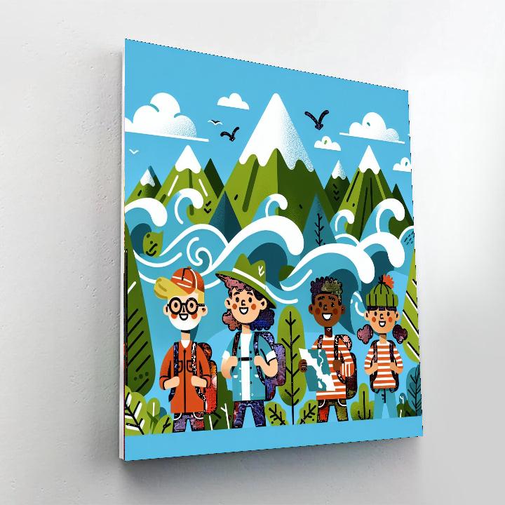 Eccentric Eco Explorers Paint By Numbers Art
