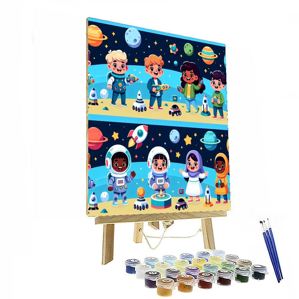Galactic Games Paint By Numbers