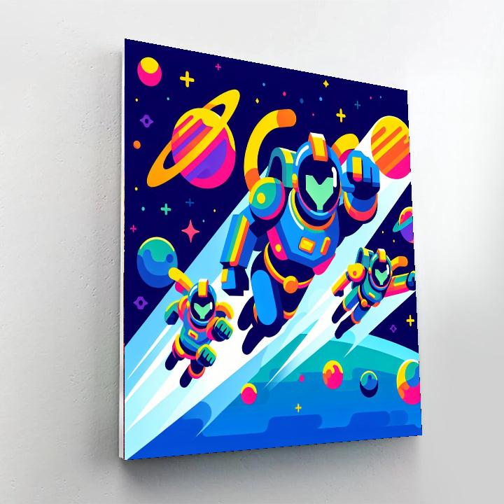 Galactic Guardian's Quest Painting By Numbers Kit