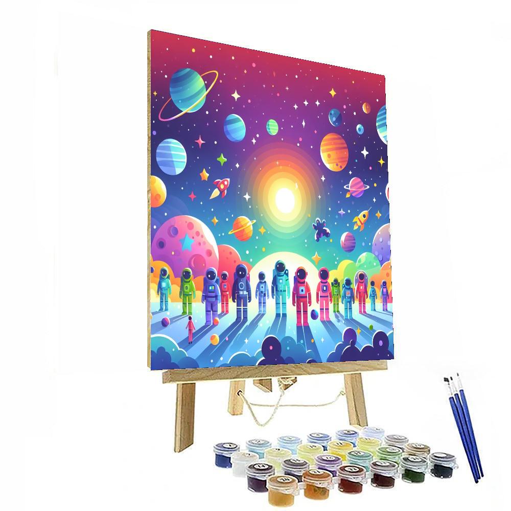 Space Ranger's Adventure Painting By Numbers Kit