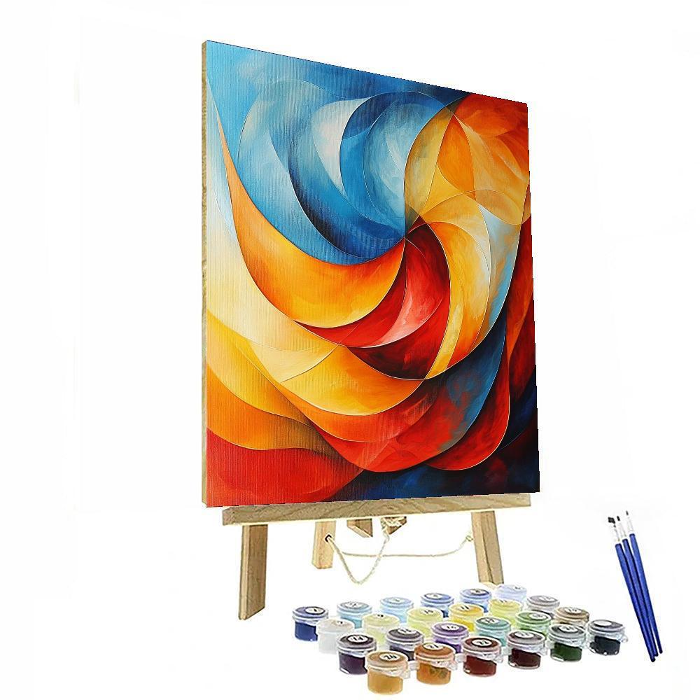 Michelangelo Inspired Vibrant Energy  Painting Number Kit