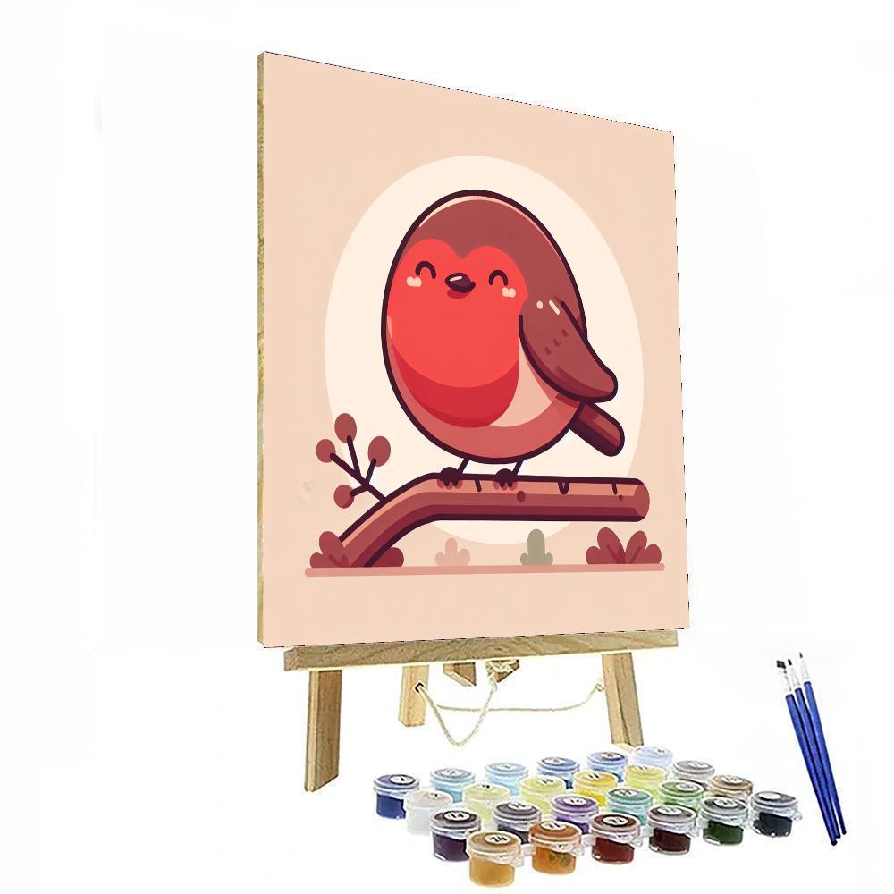 Rosy Robin Paint By Numbers Kits