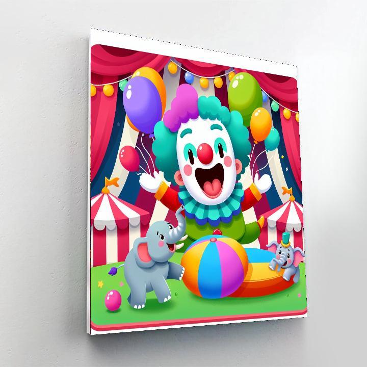 Cheery Circus Spectacle Paint By Color