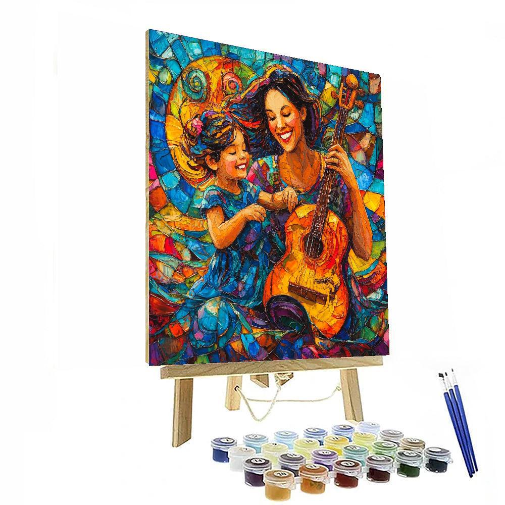 Music And Laughter Painting Number Kit