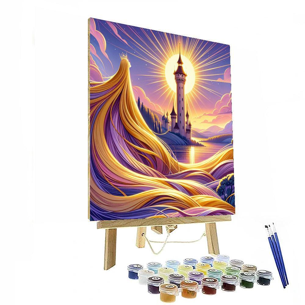 Rapunzel's Radiant Tower - DIY Painting By Numbers Kit – Artistry Rack