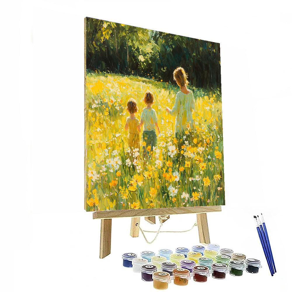 Sunny Meadow Joy Paint By Number