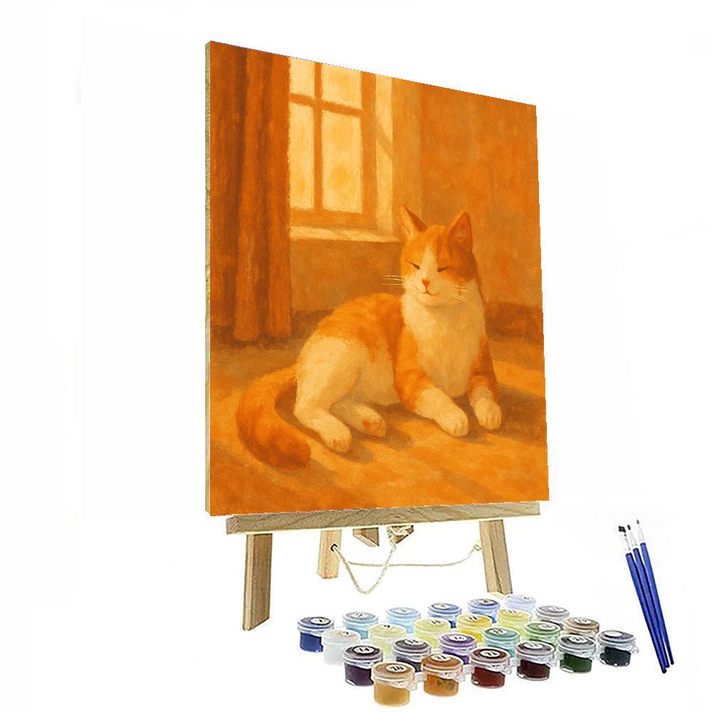 Cat's Cozy Retreat DIY Paint By Numbers
