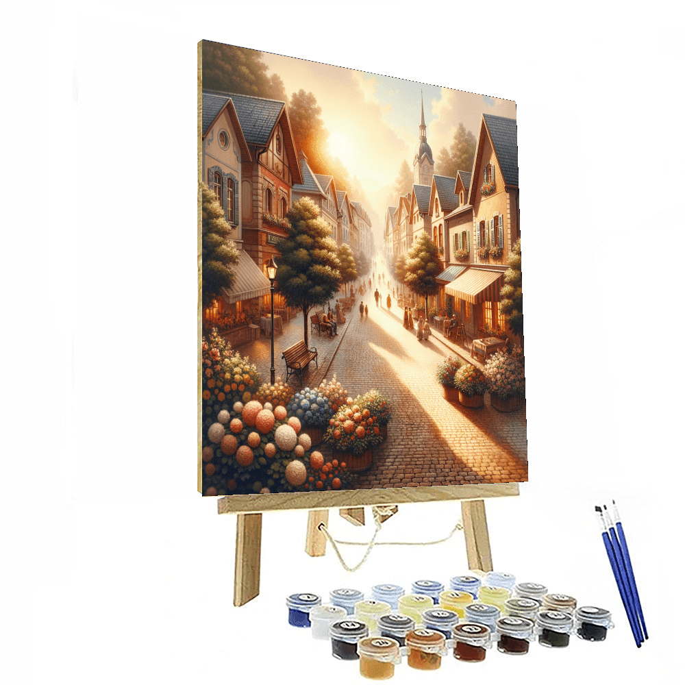 Charming Historical Town - DIY Painting By Numbers Kit – Artistry Rack