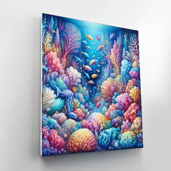 Oceanic Coral Wonderland DIY Paint By Numbers