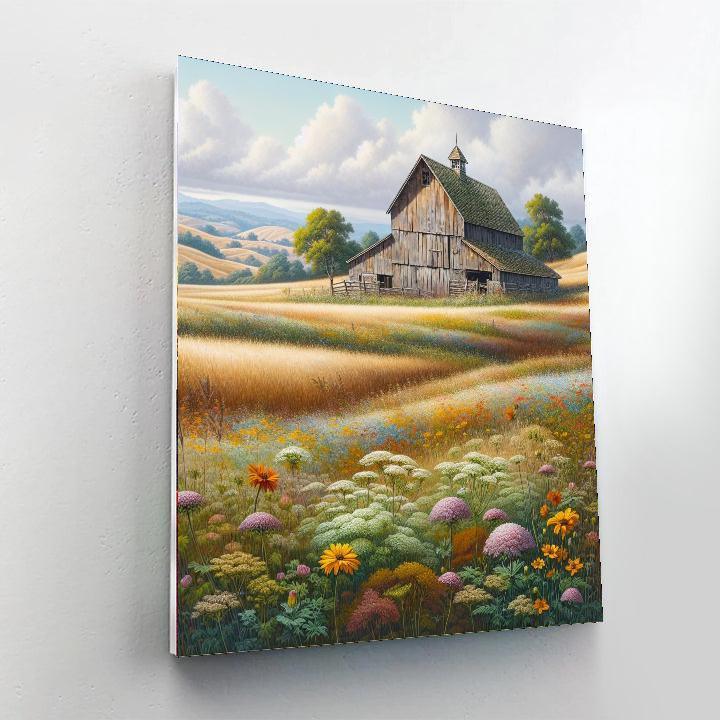 Rustic Barn In The Countryside Paint By Numbers