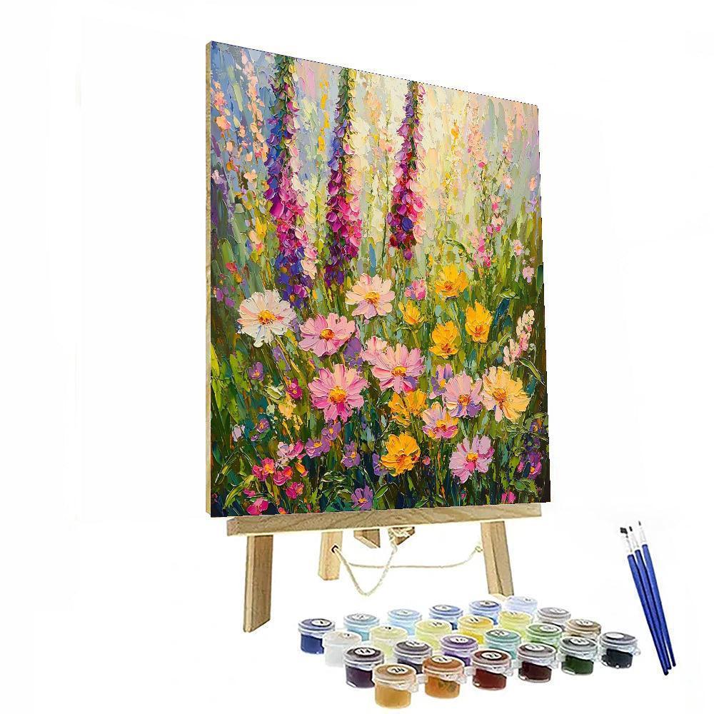 Claude Monet Inspired Dancing Meadows  Paint By Numbers