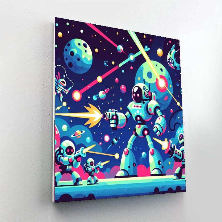Galaxy Warriors Battlefront Paint By Number