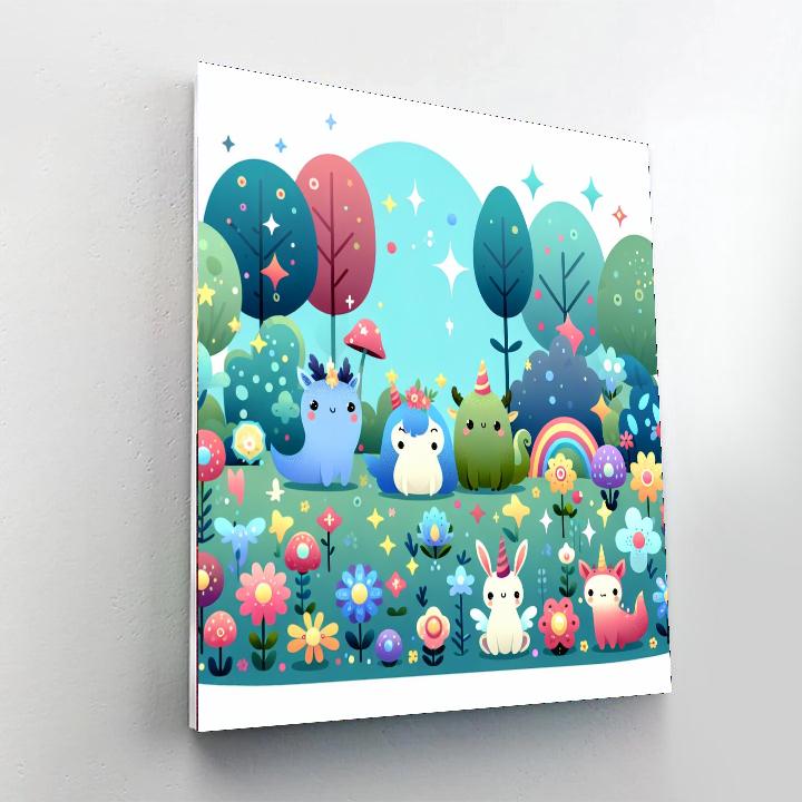 Enchanted Meadow Magic Paint By Color