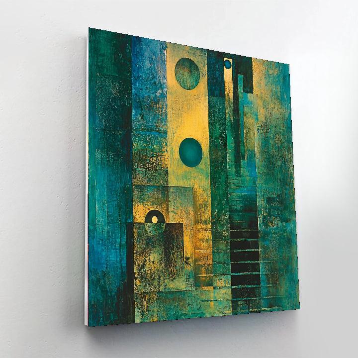 Max Ernst Inspired Layers Of Enchantment  Paint By Numbers Kits