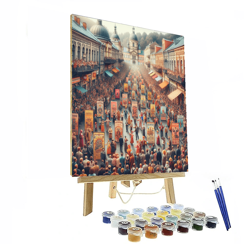 The Edinburgh Festival Fringe - Scotland Number Painting