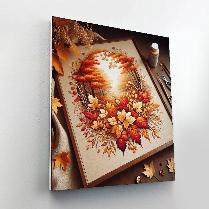Elegant Autumn Elegance DIY Paint By Numbers