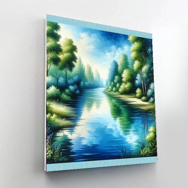 Mystic River Serenity Number Painting