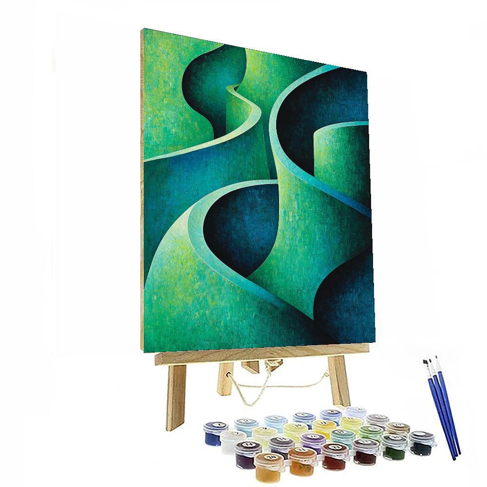 Michelangelo Inspired Vibrant Elements Of Earth  Paint By Color