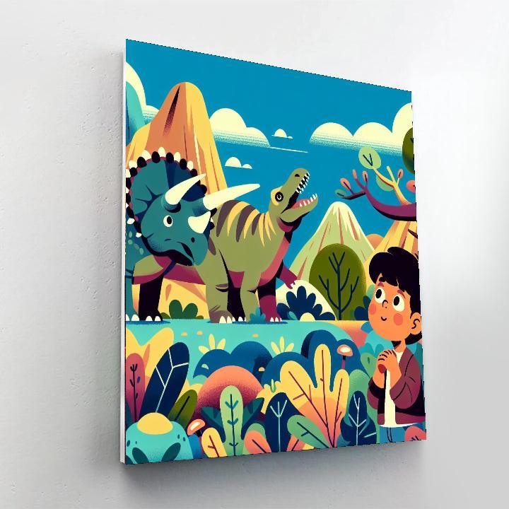 Dinosaur Discovery Path Paint By Number