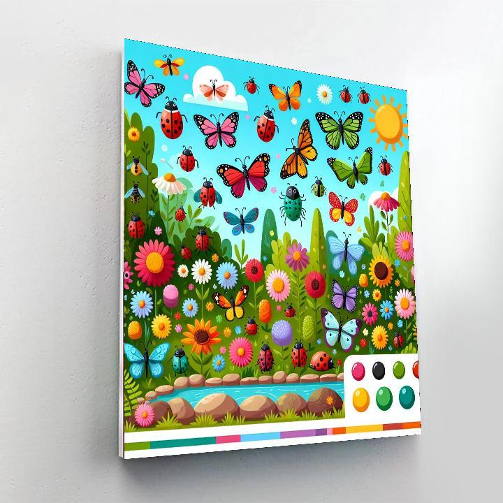 Insect Adventure Painting Number Kit