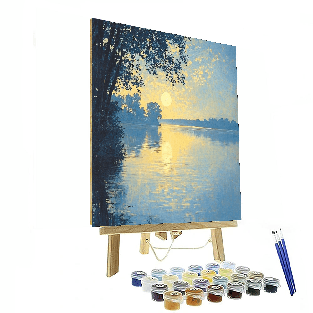 John Singer Sargent Inspired Twilight Reflection  Paint By Number