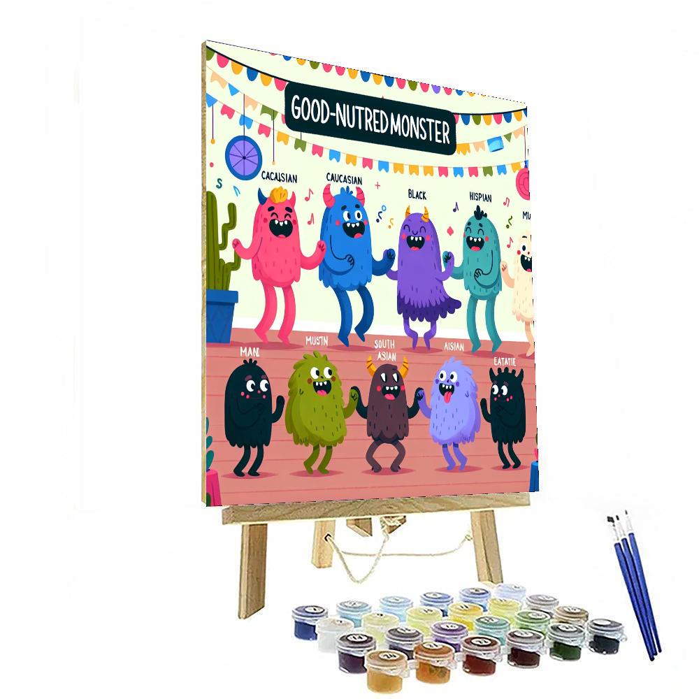 Monster Bash Number Painting