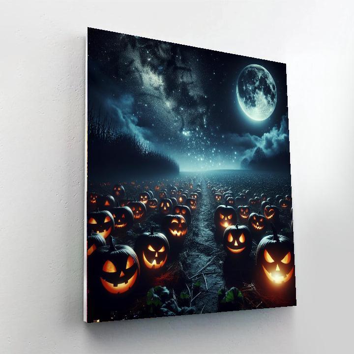 Halloween Night Spectacle DIY Paint By Numbers