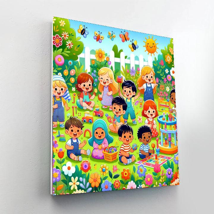 Sunny Garden Playtime Paint By Numbers Kits