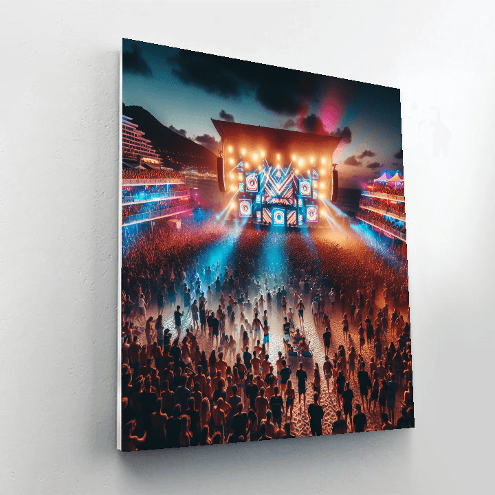 Sunburn Festival - India Paint By Numbers Kits